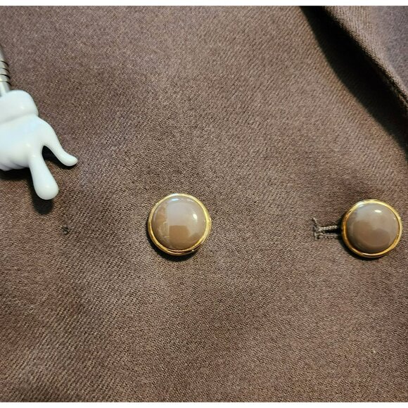 Dorene Blazer 14 | Pure New Wool | Brown | Regular | Made in Ireland - Picture 7 of 12